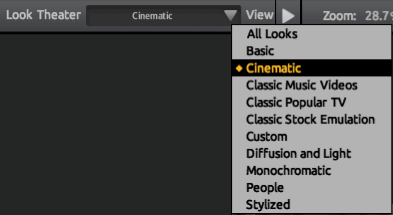 Look Theater Menu