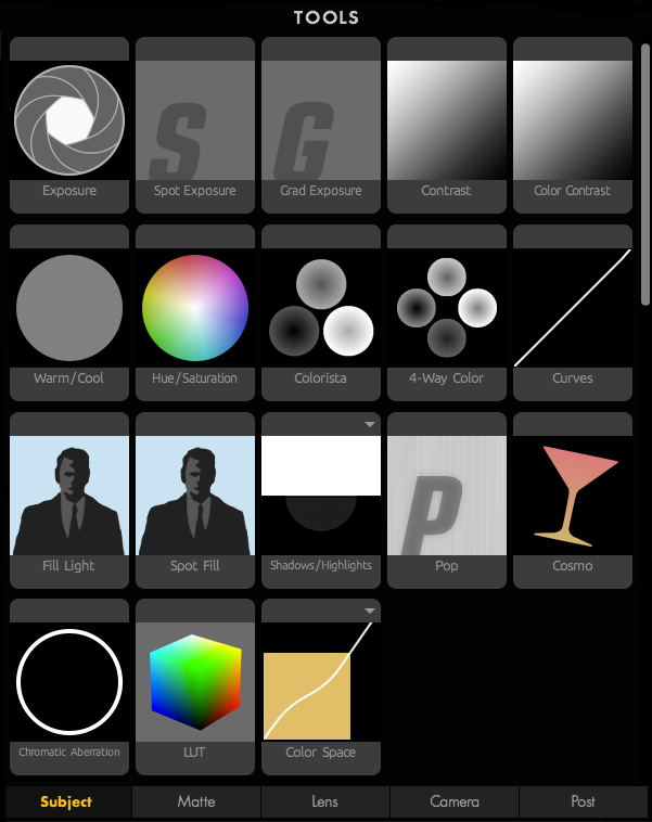 Subject Tools